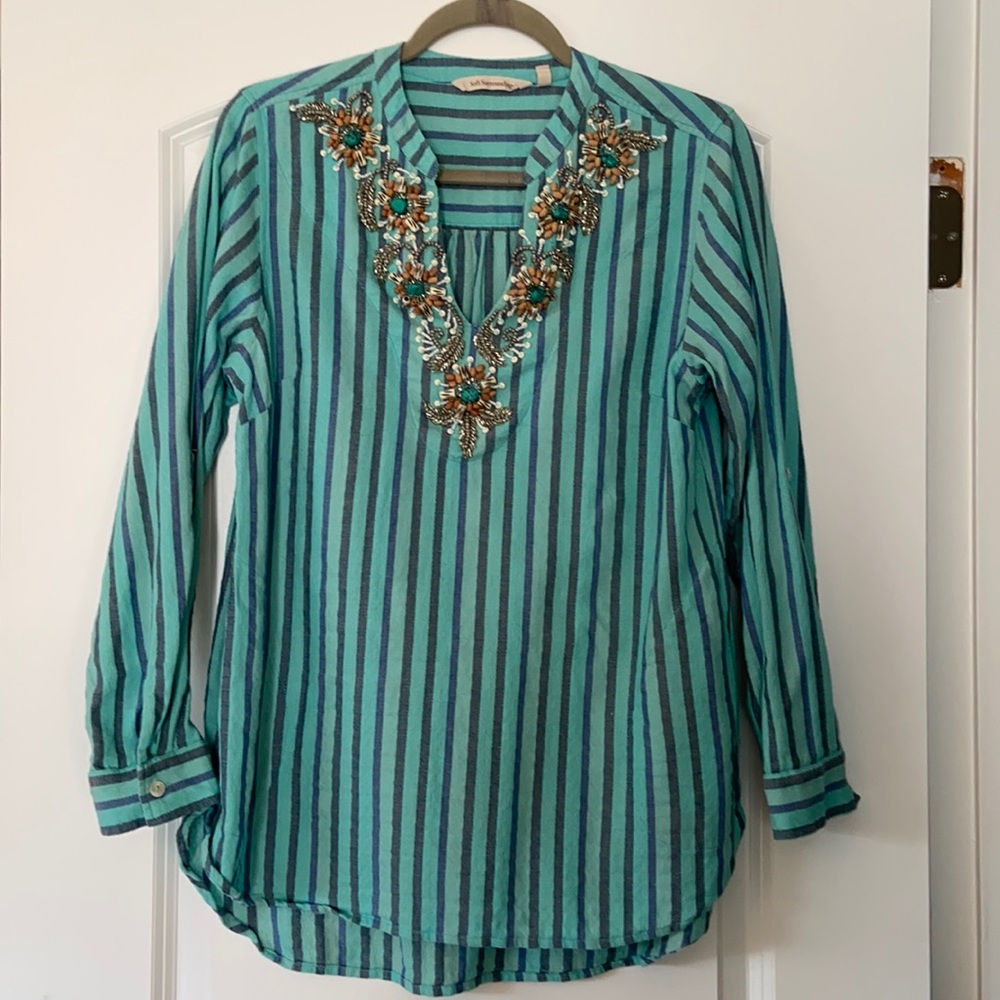 Soft Surroundings Beaded Tortula Tunic